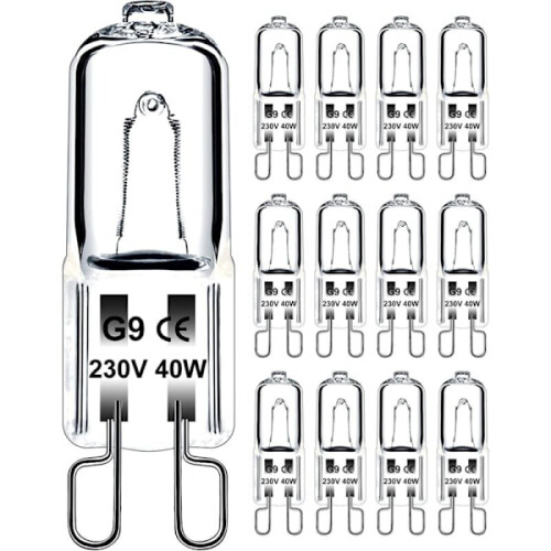 Λαμπτήρας θερμού λευκού G9 40W230V με δυνατότητα ρύθμισης φωτεινότητας, Λαμπτήρας