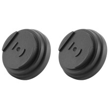Conjunto de 2 peças de acessórios com tampa plástica para cortador de grama elétrico de lítio, base da lâmina e ferramenta de fixação.
