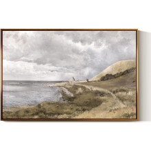ASPORIC Vintage-Leinwandbild, rustikales Wildblumenwiesenmotiv, passend zum modernen Landhausstil, 30 x 45 cm