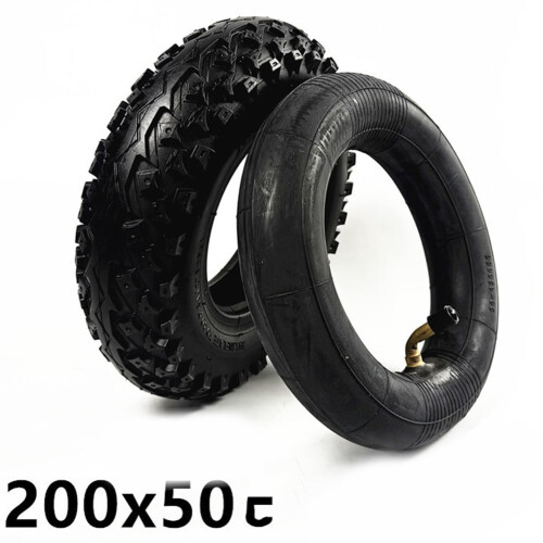 BESHOM8 ιντσών 200x50 Ηλεκτρικό σκούτερ με εσωτερικά και εξωτερικά ελαστικά ανθεκτικά