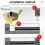 Switch Controller-opladerdock kompatibel med Nintendo Switch og OLED, 6 Controller-opladere, 8 spillekortpladser 7