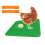 Χαλί Hariumiu Chicken Nest2 τεμάχια, Ανθεκτικά πλενόμενα μαξιλάρια συμβατά με κοτέτσια, 4