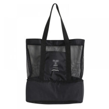 Bolsa térmica de piquenique Prettyui com dupla camada, ideal para praia e armazenamento de alimentos.
