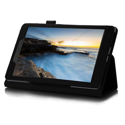 Capa para tablet com suporte flip para tablet Tab M7TB-7305F/7305X de 7 polegadas (preta) 1