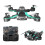 Viflosae WiFi FPV Drone με κάμερα HD 1080P, διατήρηση ύψους, πτυσσόμενο τηλεκατευθυνόμενο 2