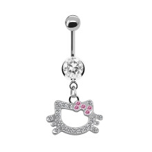 Sanrio Hello Kitty köldökpálcika-ékszer, Y2K lány testékszer, divatos és szexi medál, köldökpálcika-ékszer, női ajándék