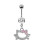 Sanrio Hello Kitty Νύχι Αφαλού Y2K Κοριτσίστικο Κοσμήματα Piercing Σώματος για Κορίτσια, 1