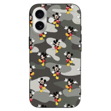 Mickey Mouse TPU-cover kompatibelt med iPhone16 – Ultratyndt, stødsikkert, gulningsbestandigt, ridsefast, kompatibelt med trådløs opladning