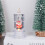 LED julelys, 4 stk. glitter julelys uden flamme 6