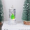 LED julelys, 4 stk. glitter julelys uden flamme 8
