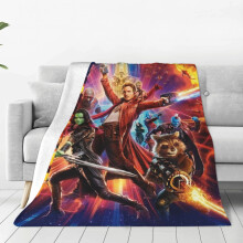 Schattige Guardians of the Galaxy anime deken, zachte, lichte en knusse flanellen deken voor kinderen, bed- en bankdecoratie, geschikt voor alle