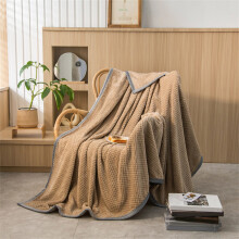Djunllk Plaid - Microfiber fluwelen deken, zachte en knusse deken, pluizige en ademende plaid voor bank, bed, woonkamer, 100 x 120 cm