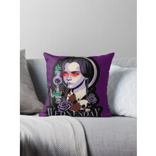 AIVO Wednesday Addams ouderwetse sierkussenhoezen, kussenhoezen voor de bank, tweezijdig