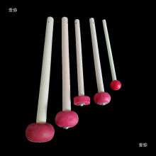 Tersarium Wood Percussion Sticks Xylophone Mallets Chinese Gong Mallets Rubber Tip Hammer For Xylophone Bells Chime Woodblock Drum Instrument