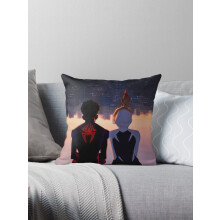 Et NYT Spiderverse - Miles og Gwen Pudebetræk, Pudebetræk, Sofa 20x20 tommer