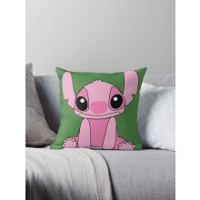 AIVO Lilo og Stitch glade pudebetræk, pudebetræk, sofa, to sider
