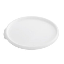 Soro Essentials Polypropylen-Runddeckel für Lebensmittelaufbewahrungsbehälter, Weiß, Passend für 6- und 8-Quart-Behälter, Stapelbar, Kompatibel
