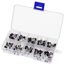 jixopn200PCS Transistor Kit Assortimentsdoos PNP NPN TO-92BC327BC337 2N2222 2N2907 2N3904 2N3906S8050S8550A1015C1815