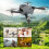 Zeceouar Drone με κάμερα FPV, κινητήρα χωρίς ψήκτρες, τετρακόπτερο 2.4G RC, διατήρηση ύψους, 8