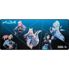 G840K/DA XL Kumaş Oyun Mouse Pad, 3mm İnce ve Güçlü Kauçuk Taban, Resmi League of Legends Oyun Aksesuarı - Renkli