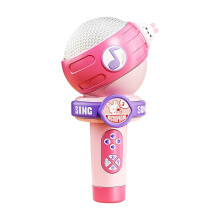 Kids Karaoke Microphone, Wireless Bluetooth Mic with Speaker, Rechargeable Singing Toy with Reverberation for Boys Girls 4-12