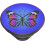 PopTop (Top only. Base Sold Separately): Swappable Top for Phone Grip Base - Lenticular Flutterfly 1