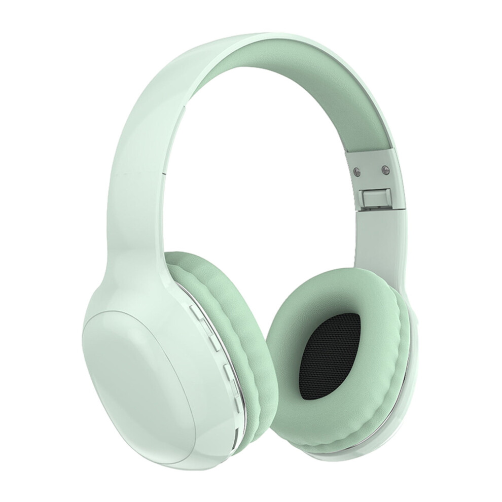 Zeceouar Bluetooth 5.3 Subwoofer Headband Wireless Headphones - Noise Cancelling, Foldable, Built-In Mic, Compatible With Xxx Green 9464372878925