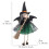 Κρεμαστά Στολίδια για το Halloween - Κολοκύθα, Φάντασμα, Μάγισσα, Μαύρη Γάτα, 3