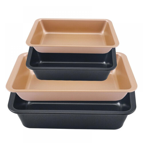 Nonstick Baking Bread Loaf Pan,Cake Baking Pan,9.4x5x2",Gold 1