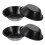 4 Pcs Mini Pie Pans Non-stick Baking Molds Practical Bread Molds (Black) 2