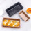 Nonstick Baking Bread Loaf Pan,Cake Baking Pan,9.4x5x2",Gold 4