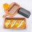 Nonstick Baking Bread Loaf Pan,Cake Baking Pan,9.4x5x2",Gold 3