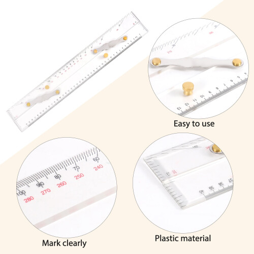 ckepdyeh Marine Ruler Parallel Ruler Nautical Charts Parallel Ruler Mapping Points To Pull Parallel Ruler 450MM 1