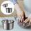 Ensemble de bain-marie double en acier inoxydable durable COSLUS 4