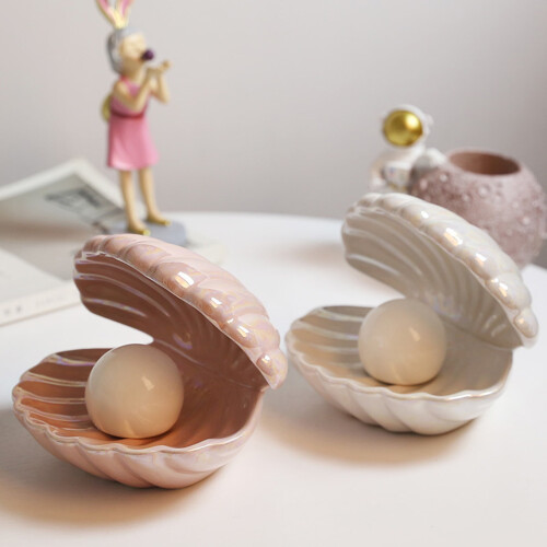 Κεραμικό φωτιστικό Welling Shell Pearl για διακόσμηση υπνοδωματίου για το σπίτι, 2