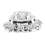 Crystal Rhinestone Button Flat Back Decoration DIY 15mm 50 Pcs Clear 7