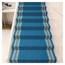 Stair Carpet Roll with Non Slip Surface, Self Adhesive Cuttable Microfiber Mat for Wooden Steps 0.9x1m A