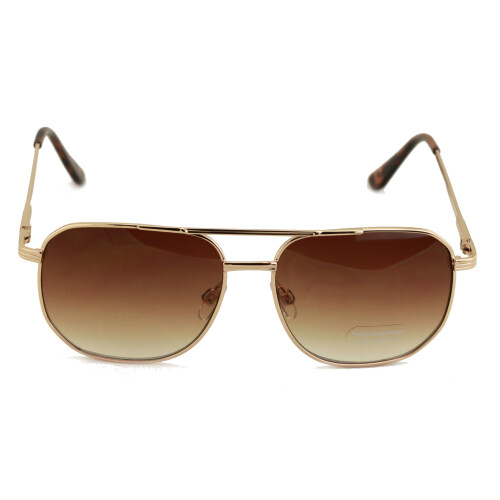 Ανδρικά μεταλλικά τετράγωνα γυαλιά ηλίου Aviator με ελατήριο και με άρθρωση 1