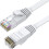 Cat6 Ethernet Cable 40 FT White, Cat-6 Flat RJ45 Computer Internet LAN Network Ethernet Patch Cable Cord - 40 2