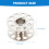 2 Sets Bobbin Case Core Shuttle Hook Bobbins for Sewing Machine Embroidery Threads 3