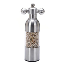 Adjustable Ceramic Coarseness, Manual Spice Mill With Elegant Kitchen-to-Table Design, Refillable Seasoning Container For Home, Restaurant, Bbq,