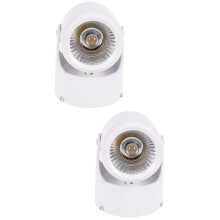 2-pack spotlight taklampa för inomhusbruk i nordisk stil, justerbar LED-vägglampa