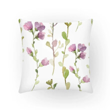 Kissenbezüge aus Baumwollleinen, Frühlingsfrische, Kunst, Heimdekoration, Kissenbezug, schlichtes Pflanzen- und Blumenmotiv, helle Farbe, elegant