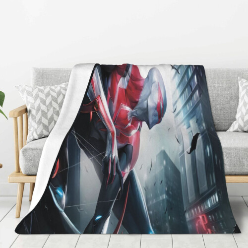 Blaincéad Lomra Spider-Man Braincéad Caithimh Thar a Bhog Cluthar, Gnéithe Leapa do Pháistí - Thar a Bhog 80"X60"
