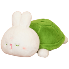 Schildkröten-Kaninchen-Puppe, süßes Geschenk, kreatives Kissen-Anhänger-Plüschtier, 13/50 cm