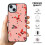 Feliz Natal! Capa para celular compatível com iPhone 15, capa protetora à prova de choque com PC + TPU para câmera dupla, compatível com iPhone 3