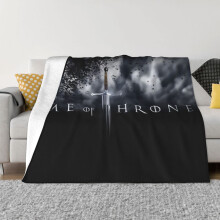 Game of Thrones fleece deken, superzachte en knusse plaid, lichtgewicht, pluizige en comfortabele flanellen deken, warme pluche plaid voor op de