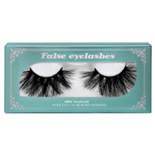 1 Pair False Eyelashes Natural Look 3D Wispy Curly Fluffy Faux Mink Hair Reusable Women Colored Fake Lashes Party Makeup