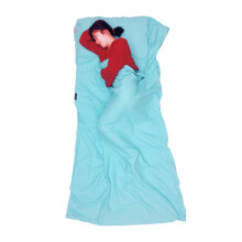 Washranp Sleeping Bag,Lightweight Solid Color Soft Waterproof Foldable Travel Sheet with Pillowcase for Camping Backpacking Hiking