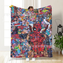 Marvel3D Anti-pilling flanellen deken, comfortabel, zacht en lichtgewicht. Warme deken voor binnen- en buitensporten. Deken voor alle seizoenen.
